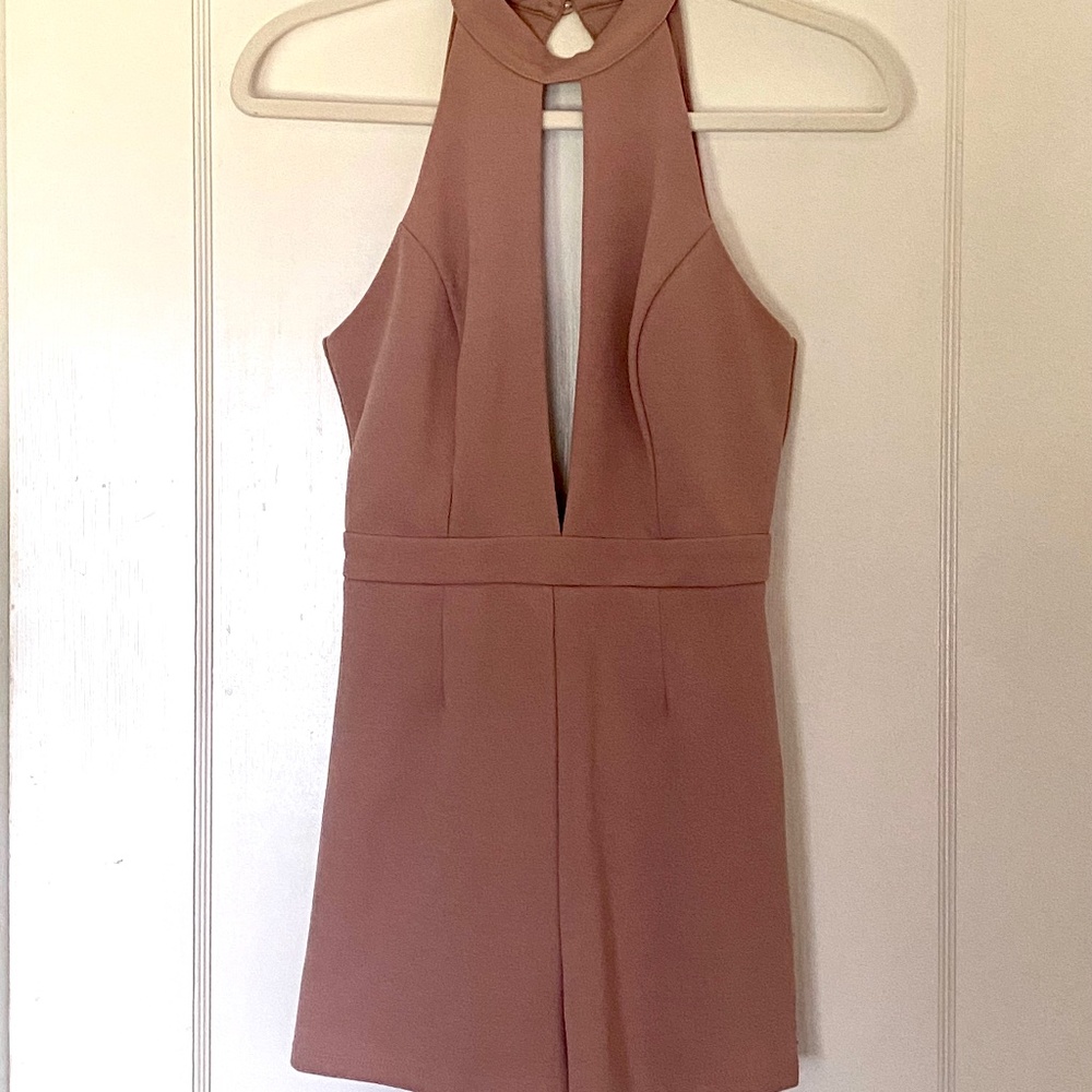 Pink Halter Romper